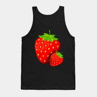 Fresh Strawberries Fruit Vegetarian Vegan Fruits Tank Top